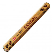 HEM Precious SANDAL Incense Сандал аромапалочки 20 шт / 24 см коробка шестигранник Индия арт. INC-318